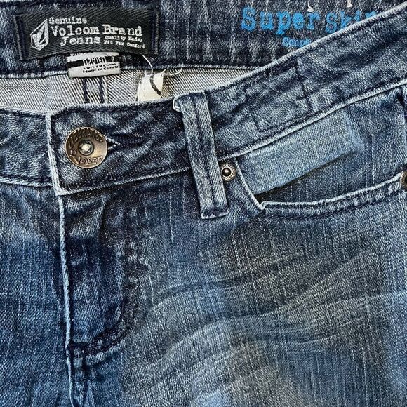 Volcom Stone Super Skinny Jeans, Size 3 - Picture 4 of 6